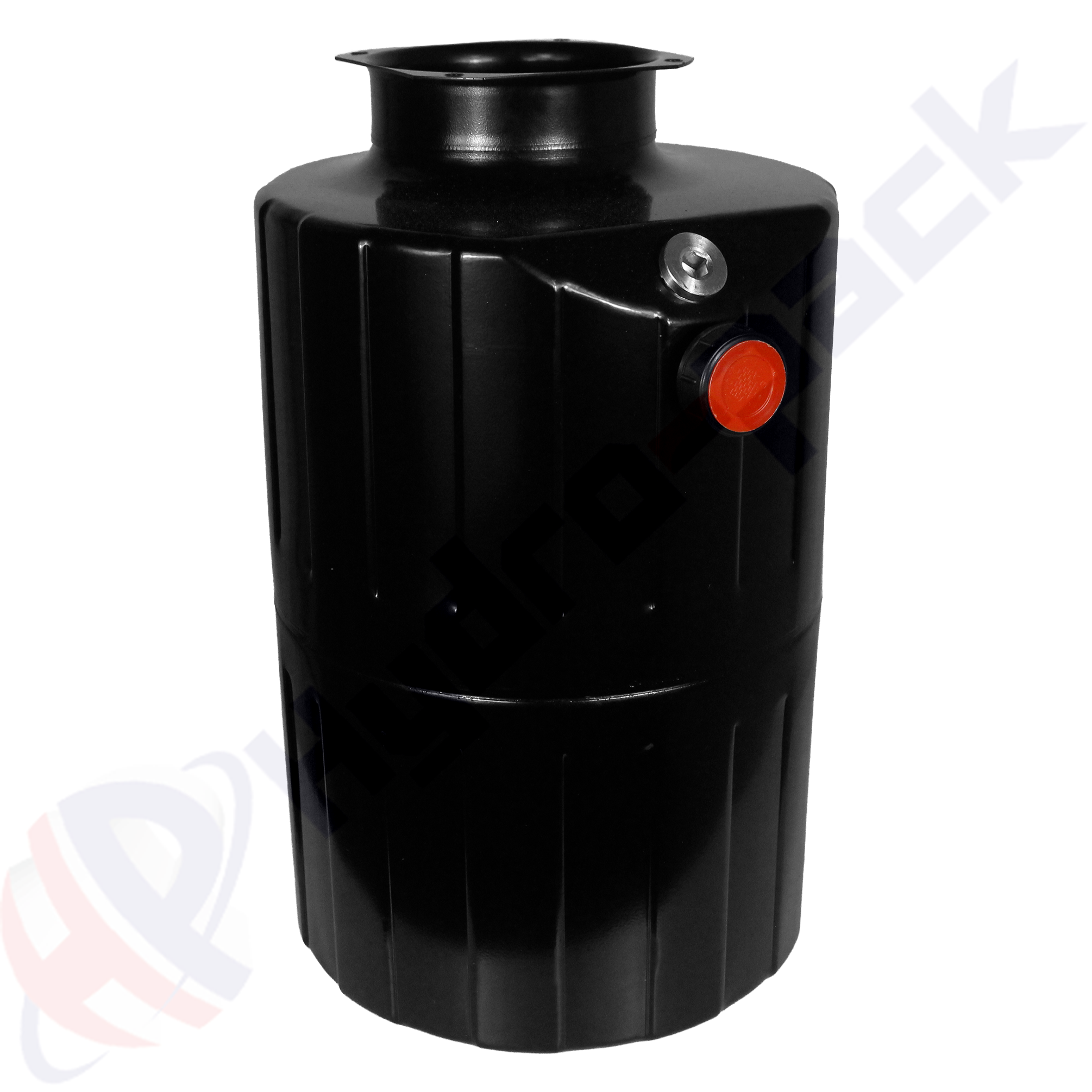 21 liter, cylinder, horizontal steel tank